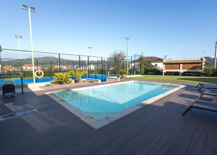 Casa di campagna Casa Grande Gondomil Com Campo De Padel, Piscina Valenca